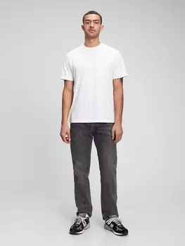 Оригинальные прямые джинсы 90-х годов на пуговицах. Gap, серый