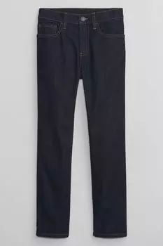 Оригинальные прямые джинсы с промывкой (6-13 лет) Gap, синий