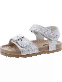 Оригинальные сандалии с ремешком на щиколотке для девочек и маленьких девочек Dr. Scholl's Shoes, серебро