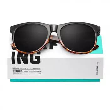 Оригинальные солнцезащитные очки Фиджи SIROKO, Черно-коричневый