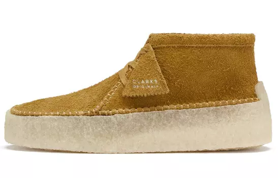 Оригинальные уличные ботинки мужские желтый Clarks