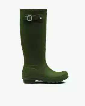 Оригинальные высокие сапоги для женщин Hunter, зеленый