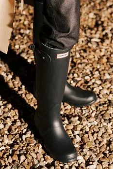 Оригинальные высокие сапоги Hunter, черный
