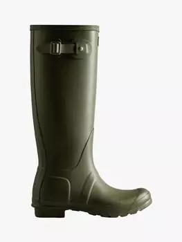 Оригинальные высокие веллингтонские сапоги Hunter, цвет Dark Olive