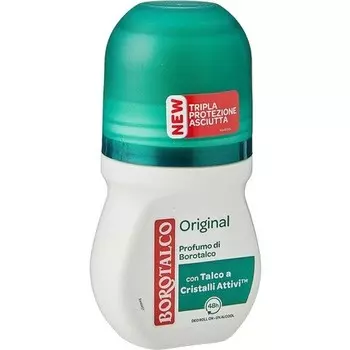 Оригинальный дезодорант шариковый без спирта 50 мл Borotalco