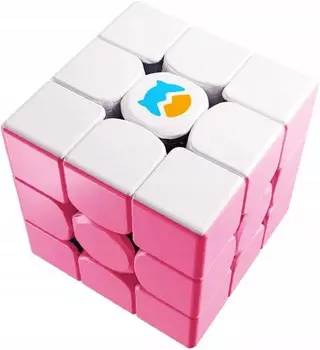 Оригинальный логический кубик Monster Go Pink Cloud + подставка для Рубика Kostkoland