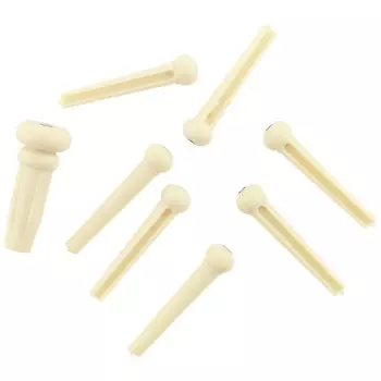 Оригинальный набор штифтов Fender для моста, цвет слоновой кости с черной точкой FEN-0990402000