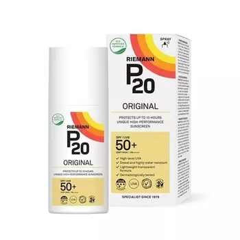 Оригинальный спрей SPF 50+ 10-часовая защита и высокая водостойкость P20