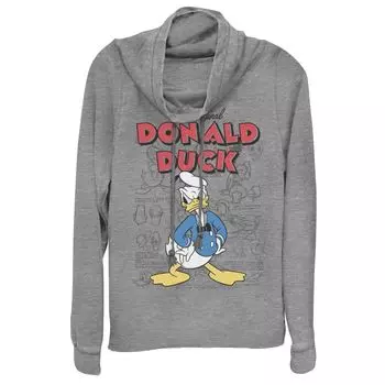 Свитшот с воротником-хомутом Disney Donald Duck Juniors Licensed Character, серый