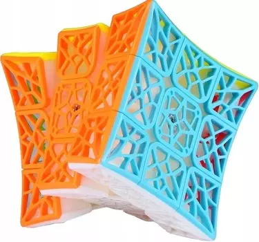 Оригинальный вогнутый кубик-головоломка Qiyi Dna 3X3 + подставка Kostkoland