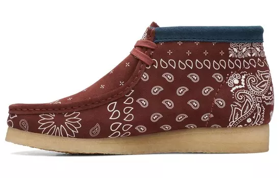 Оригиналы Wallabee Boot Brick Paisley Clarks