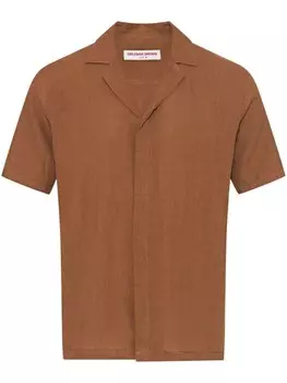 Orlebar Brown майтан рубашка, коричневый