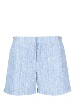 Orlebar Brown плавки-шорты с принтом, синий