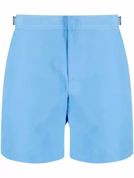 Orlebar Brown плавки-шорты с пряжками, синий