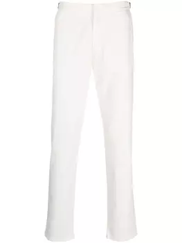 Orlebar Brown прямые брюки средней посадки, белый