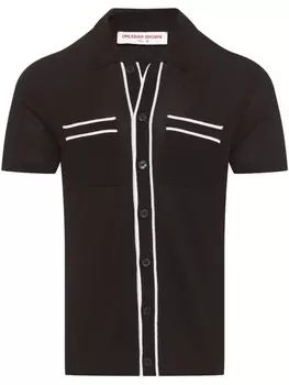 Orlebar Brown рубашка Keeling, черный