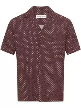 Orlebar Brown рубашка Maitan, красный