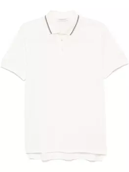 Orlebar Brown рубашка поло Dominic Ribbon Tippi, белый