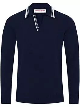 Orlebar Brown рубашка поло Хортон, синий