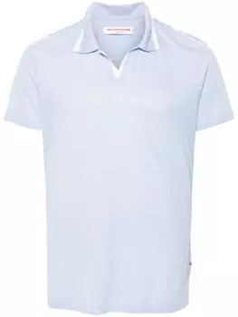 Orlebar Brown рубашка поло Resort, синий