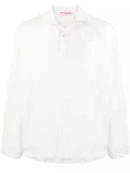 Orlebar Brown рубашка с короткими рукавами и цветочным принтом, белый