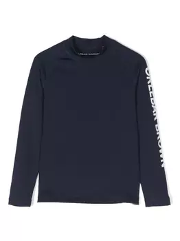 Orlebar Brown толстовка Ollie с логотипом, синий