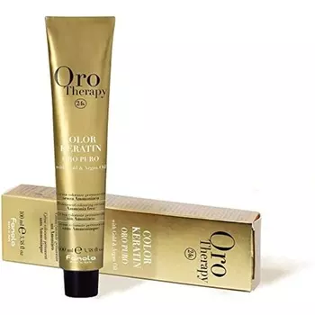 Oro Therapy Color Keratin 10.3 Блонд Платиновый Золотой 100мл, Fanola