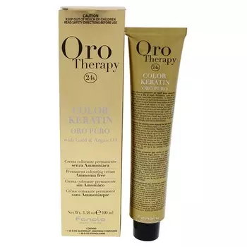 Oro Therapy Color Keratin 6.00 Интенсивный темно-русый 100 мл, Fanola
