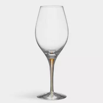 Orrefors - Бокал для вина Intermezzo золотой 44 cl, набор из 2 шт, прозрачный