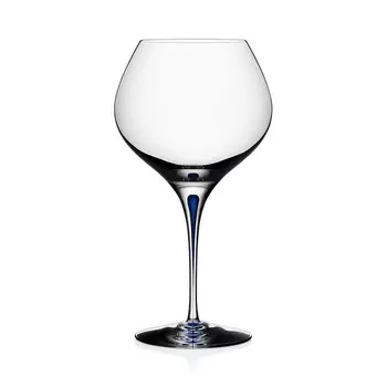 Orrefors Intermezzo Blue Bouquet Бокал для красного вина, белый