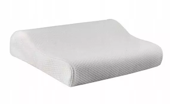 Ортопедическая подушка 50 х 35 см, высота подушки ок. 12 см, твердость H3, цвет: белый, очень гибкий поролон, включая чехол MARPUR