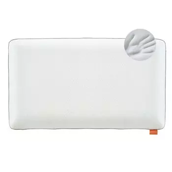 Ортопедическая подушка для поддержки шеи для сна, виско-подушка из пены с эффектом памяти 40 x 80 см, подушка из виско-геля, ультрамягкая, моющаяся, kotex, сделано в ЕС, белый sleepling