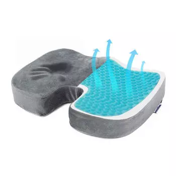Ортопедическая подушка для сиденья Komfortkissen, серый
