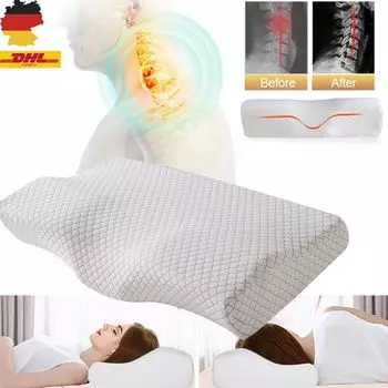 Ортопедическая подушка, подушка для поддержки шеи, боковая подушка для сна, подушка из пены с эффектом памяти 50x30x10 см qiangzhipow