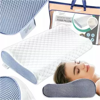 Ортопедическая профилированная подушка из пены с эффектом памяти 50 x 30 см Medi Sleep