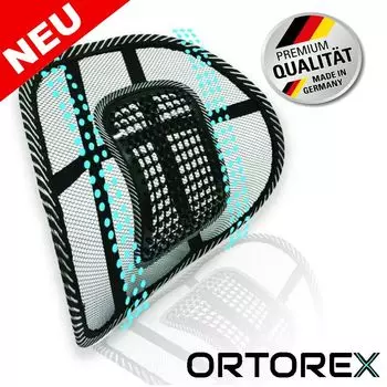 ORTOREX Эргономичный поясничный подпор Автомобильный поясничный подпор Офисная поддержка спины MAVURA