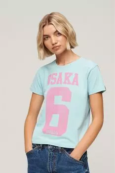 Осака 6 поцелуев 90-х Superdry, синий
