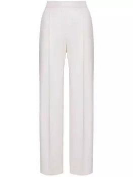Oscar de la Renta брюки со складками, белый
