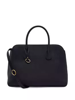 Oscar de la Renta фактурная сумка-тоут, черный