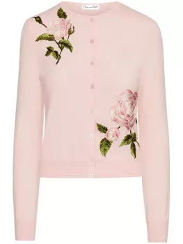 Oscar de la Renta кардиган English Rose Thread, розовый