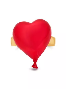 Oscar de la Renta кольцо Heart Balloon, золотой