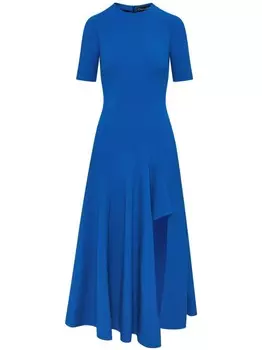 Oscar de la Renta платье миди, коричневый