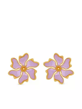 Oscar de la Renta серьги Cherry Blossom, золотой