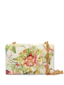 Oscar de la Renta сумка через плечо Tro с цветочным принтом, белый
