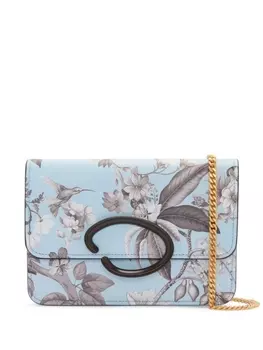 Oscar de la Renta сумка через плечо O с принтом, синий