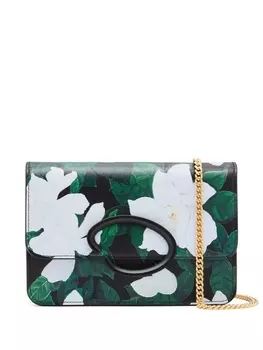 Oscar de la Renta сумка через плечо O с принтом Gardenia, синий