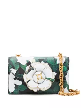 Oscar de la Renta сумка через плечо Tro с принтом Gardenia, зеленый