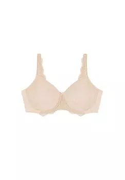 Ощущение контурирования бюстгальтера на косточках Triumph, бежевый