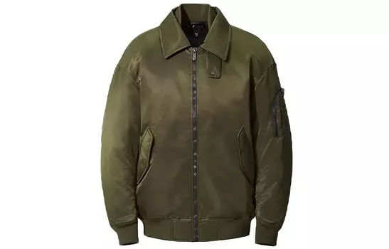 Мужской бомбер UNIQLO + J, 58 темно-зеленый