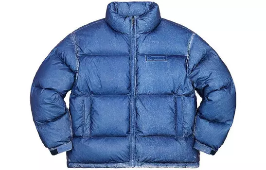 Осень-Зима 2020 Пуховик унисекс Supreme, оранжевый